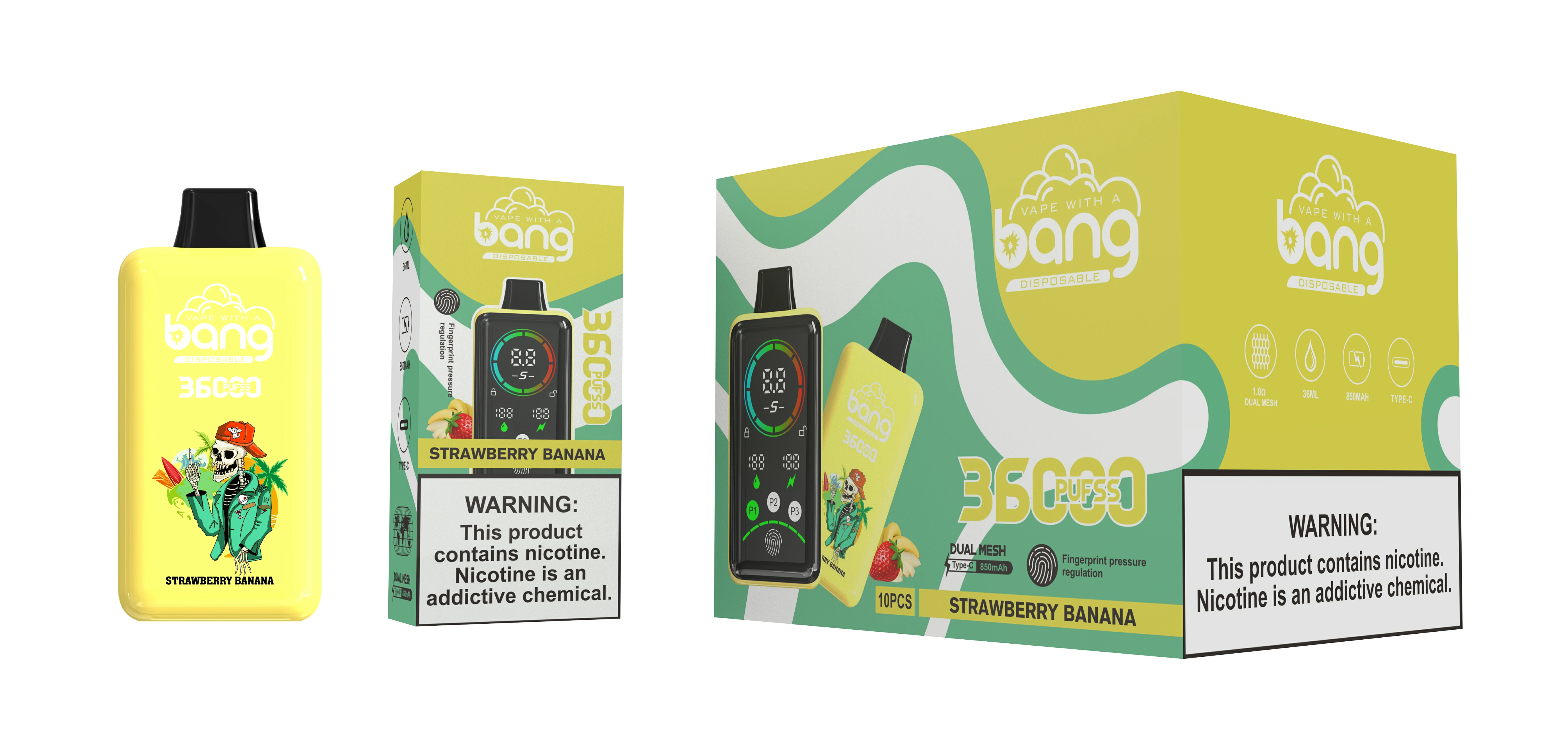 BANG 36000パフ 使い捨て電子タバコ