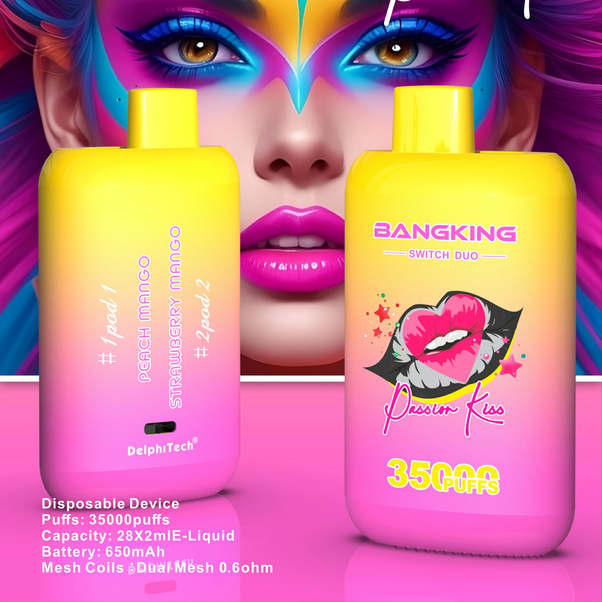 Bang King 35000パフ 使い捨て電子タバコ