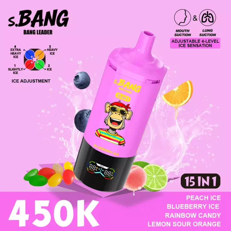Bang Leader 450000パフ 15-in-1 使い捨て電子タバコ