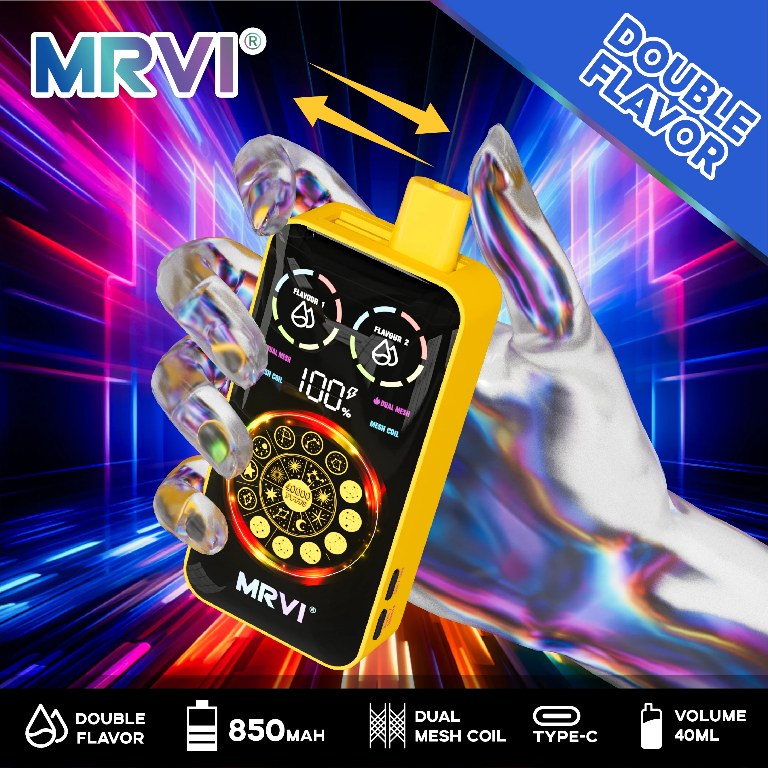 MRVI DF 40000パフ 使い捨て電子タバコ
