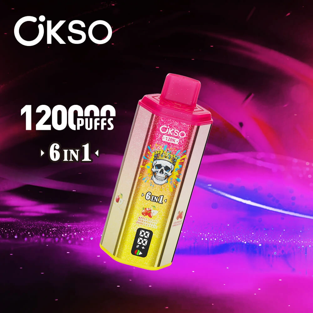Okso 120000パフ 6-in-1 使い捨て電子タバコ