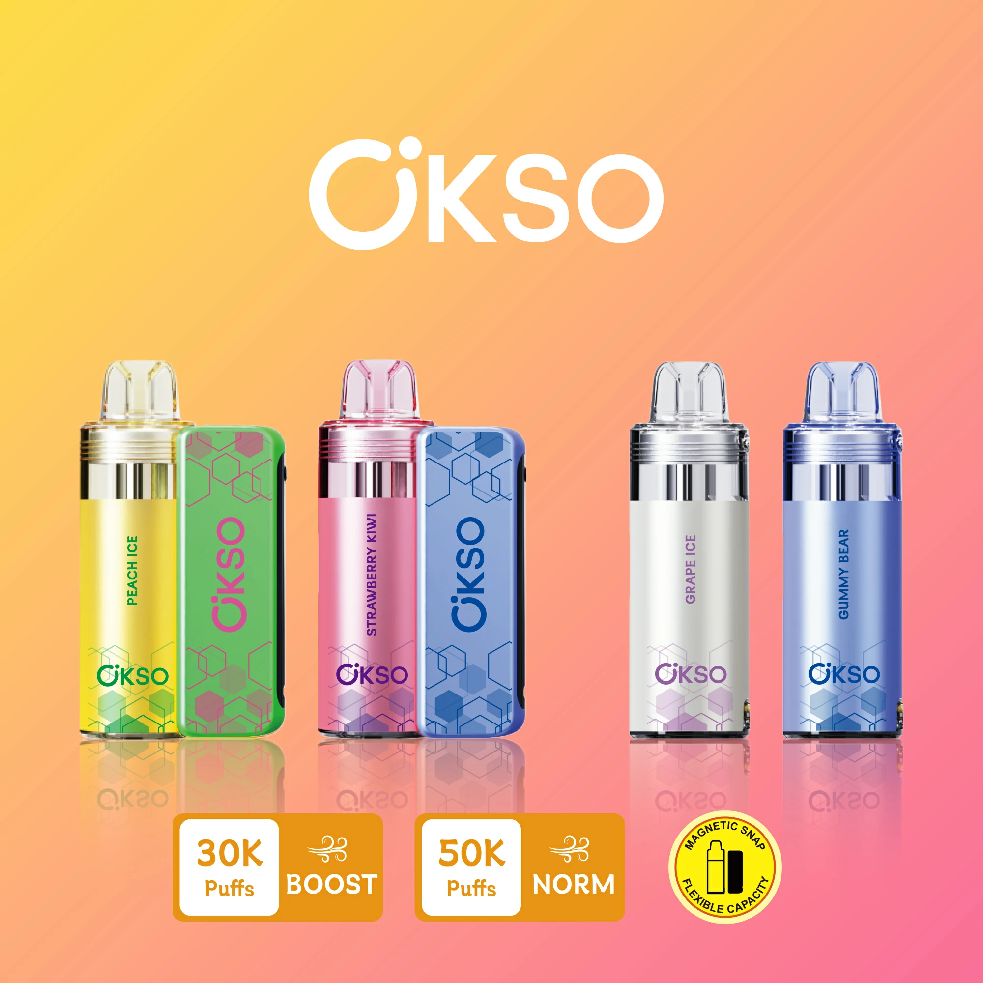 OKSO Switch KIT 50000パフ 使い捨て電子タバコ