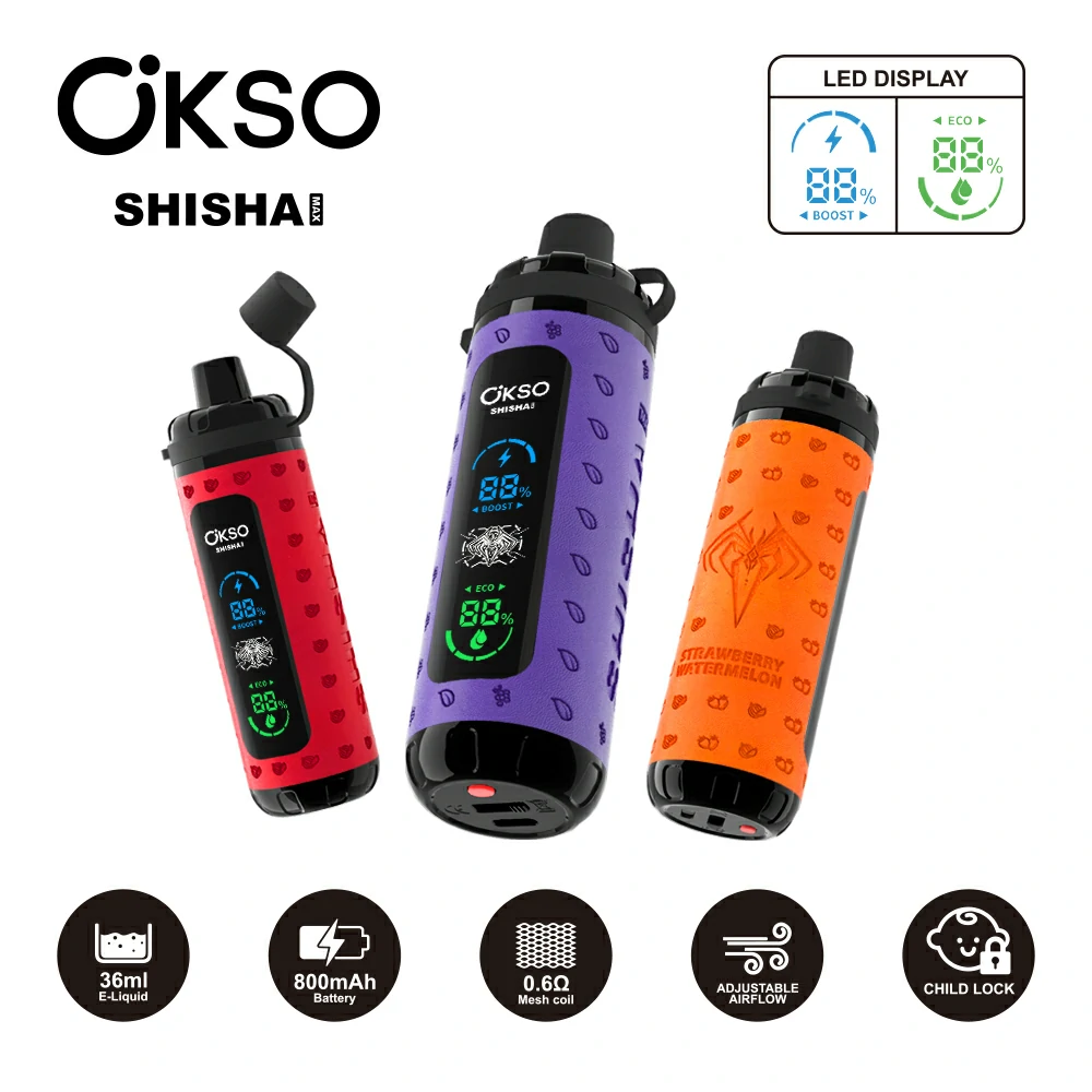 OKSO Shisha MAX 40000パフ 使い捨て電子タバコ