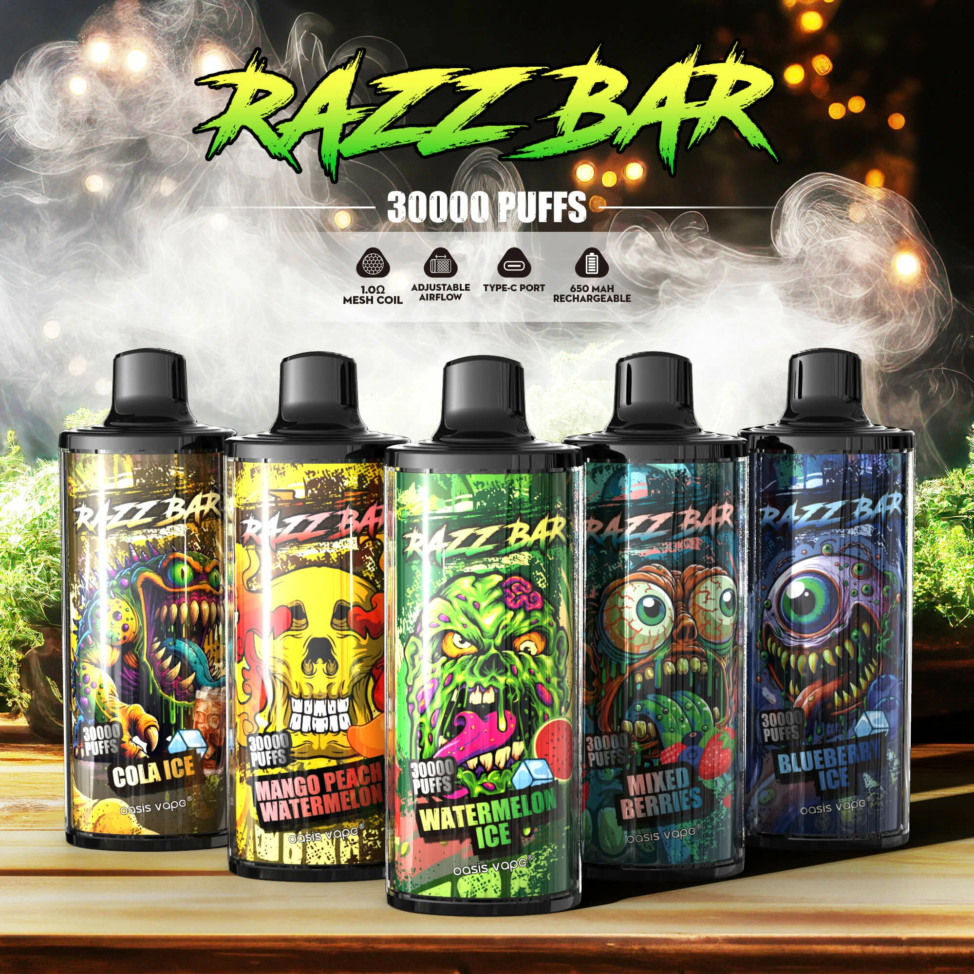 Razz Bar 30000パフ 使い捨て電子タバコ